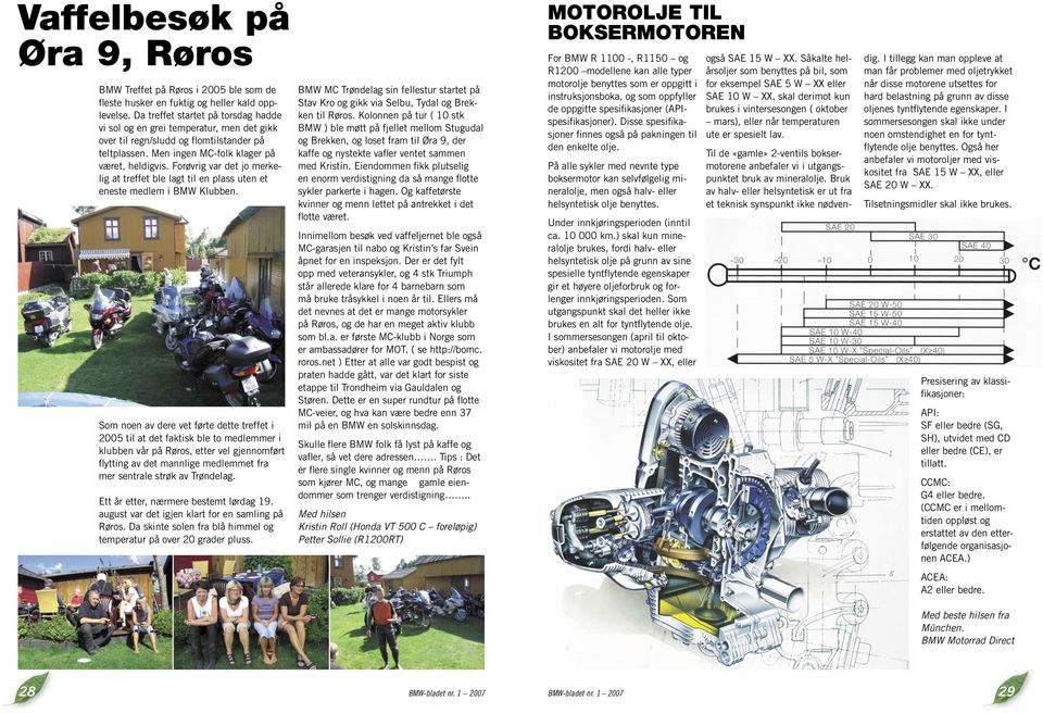 Forøvrig var det jo merkelig at treffet ble lagt til en plass uten et eneste medlem i BMW Klubben.