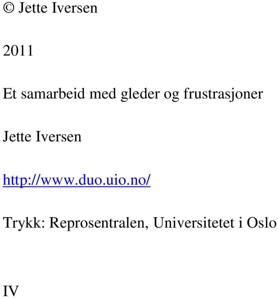 Iversen http://www.duo.uio.