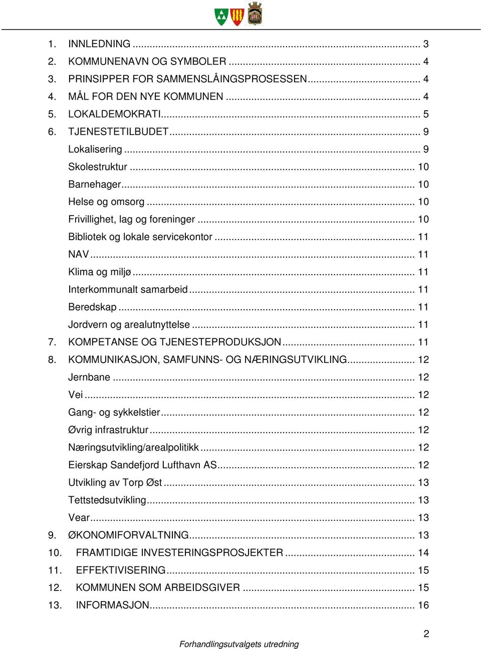 .. 11 Beredskap... 11 Jordvern og arealutnyttelse... 11 7. KOMPETANSE OG TJENESTEPRODUKSJON... 11 8. KOMMUNIKASJON, SAMFUNNS- OG NÆRINGSUTVIKLING... 12 Jernbane... 12 Vei... 12 Gang- og sykkelstier.