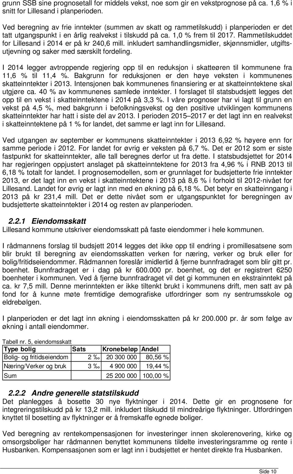 Rammetilskuddet for Lillesand i 2014 er på kr 240,6 mill. inkludert samhandlingsmidler, skjønnsmidler, utgiftsutjevning og saker med særskilt fordeling.