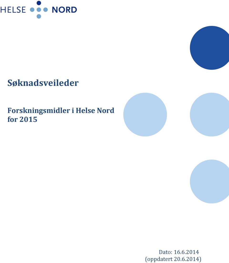 Helse Nord for 2015