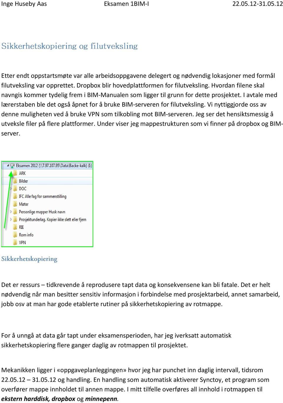 Vi nyttiggjorde oss av denne muligheten ved å bruke VPN som tilkobling mot BIM-serveren. Jeg ser det hensiktsmessig å utveksle filer på flere plattformer.