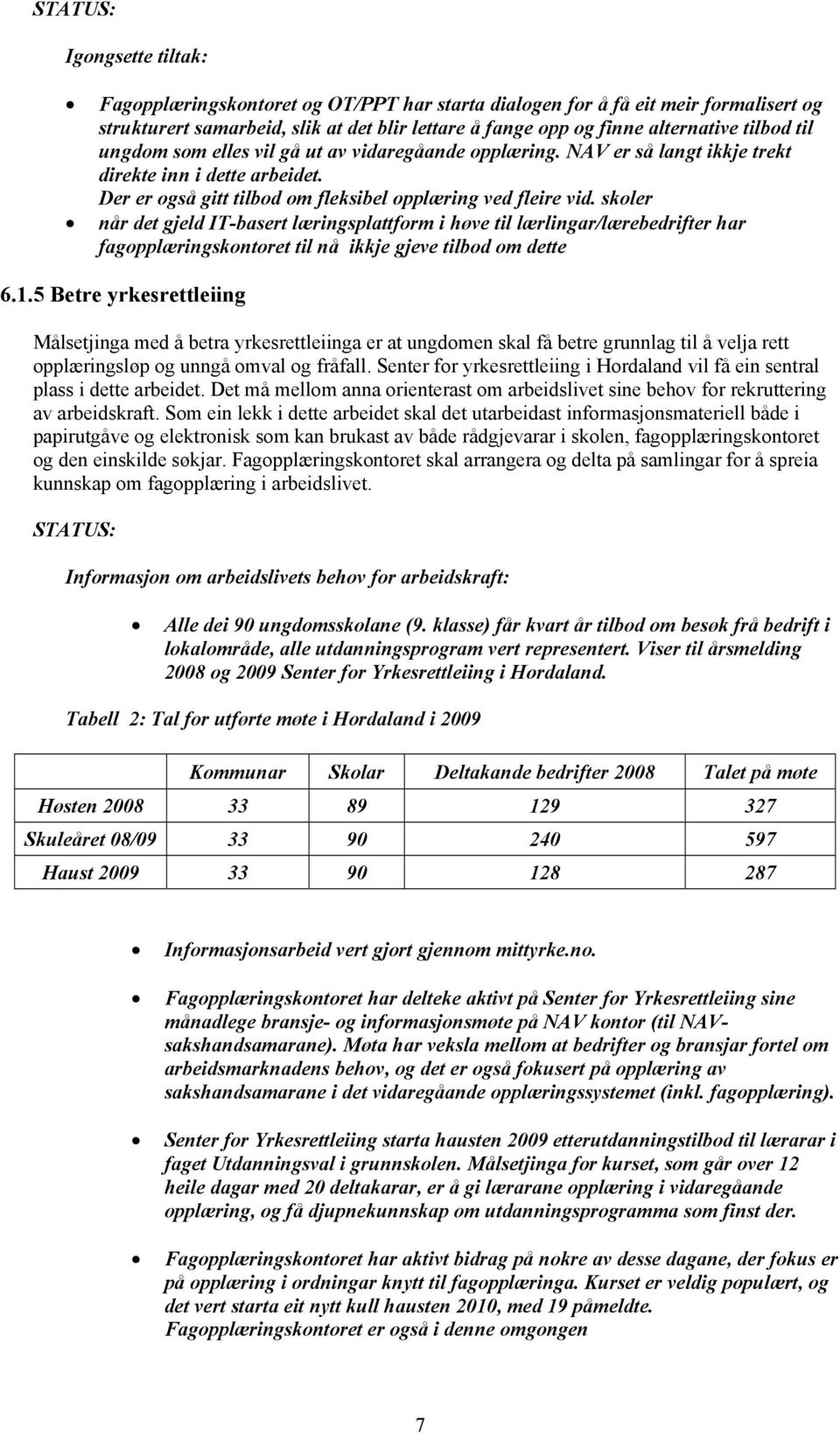 skoler når det gjeld IT-basert læringsplattform i høve til lærlingar/lærebedrifter har fagopplæringskontoret til nå ikkje gjeve tilbod om dette 6.1.