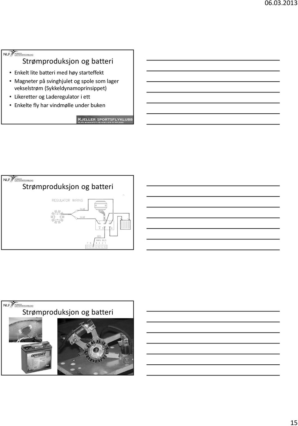 (Sykkeldynamoprinsippet) Likeretter og Laderegulator i ett Enkelte