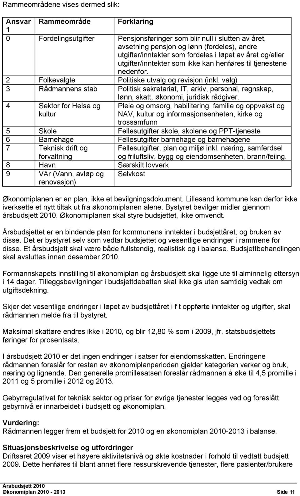 valg) 3 Rådmannens stab Politisk sekretariat, IT, arkiv, personal, regnskap, lønn, skatt, økonomi, juridisk rådgiver.