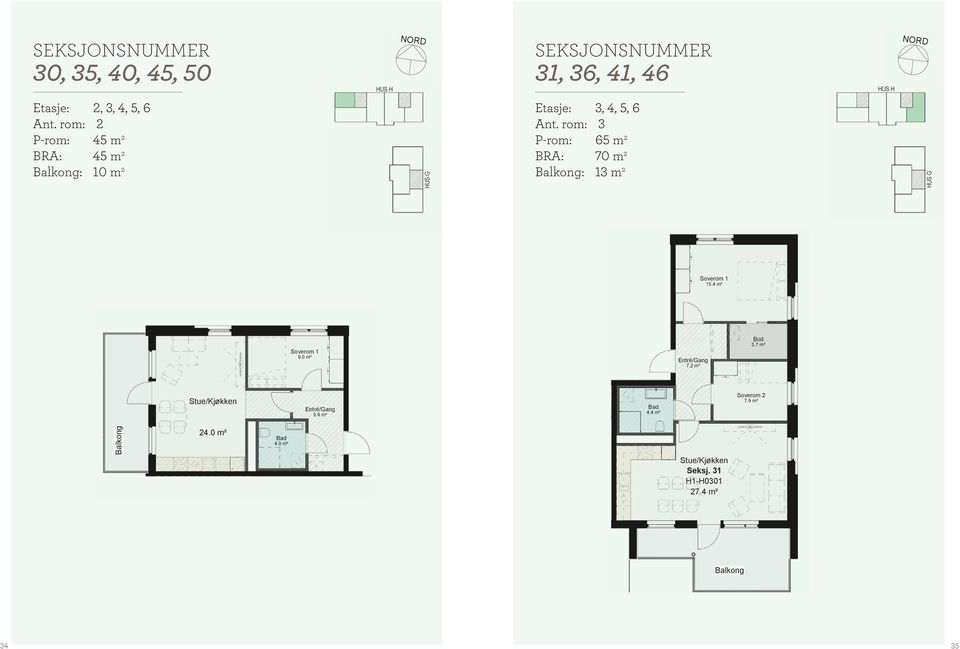 rom: 3 67 m 0 1 P-rom: 65 5 m 10 70 msoverom, Gang : 13 m ROM ANT: BALKONG: 3 70 m 13 m 15.4 m² 9.0 m² 15.4 m² 7. m² 3.7 m² 5.9 m² 9.0 m² 5.9 m² 7. m² Seksj. 31 H1-H0301 7.4 m² Seksj. 31 H1-H0301 7.4 m² Soverom 7.