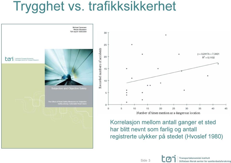 antall ganger et sted har blitt nevnt