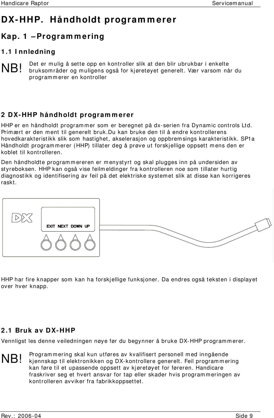 Primært er den ment til generelt bruk.du kan bruke den til å endre kontrollerens hovedkarakteristikk slik som hastighet, akselerasjon og oppbremsings karakteristikk.