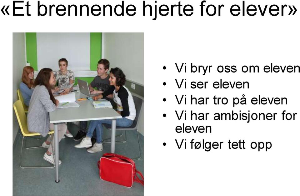 eleven Vi har tro på eleven Vi har