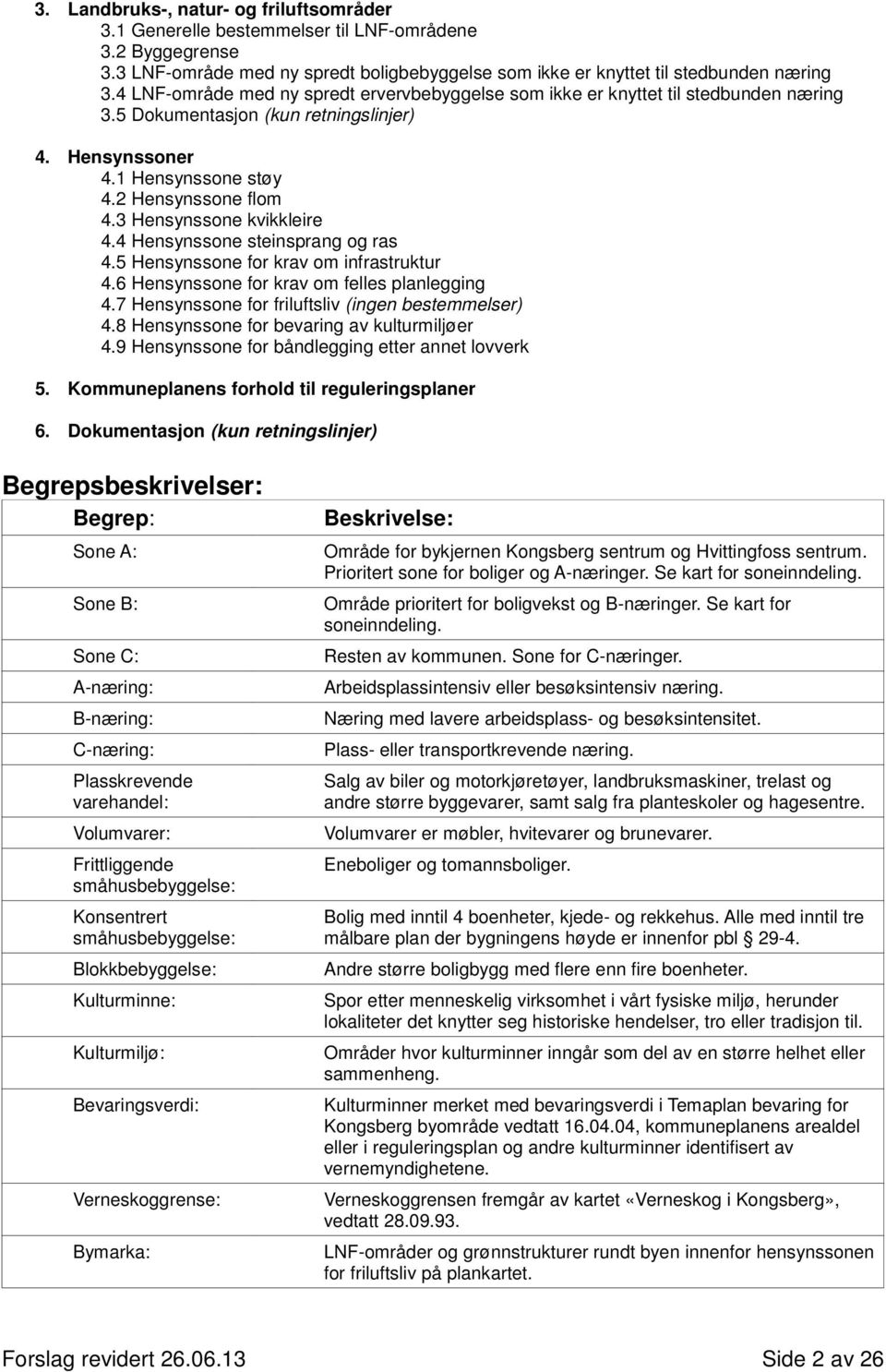 3 Hensynssone kvikkleire 4.4 Hensynssone steinsprang og ras 4.5 Hensynssone for krav om infrastruktur 4.6 Hensynssone for krav om felles planlegging 4.