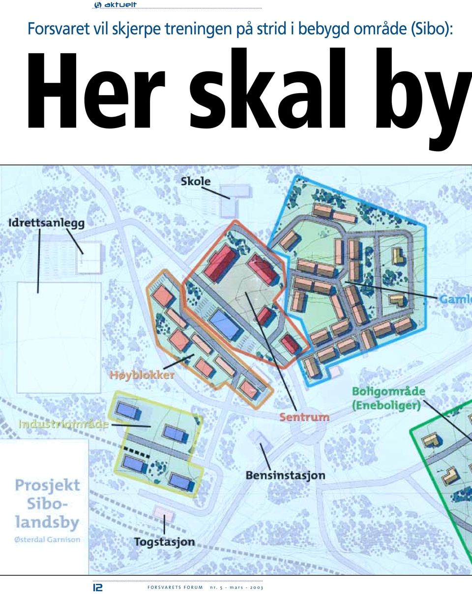 på strid i bebygd