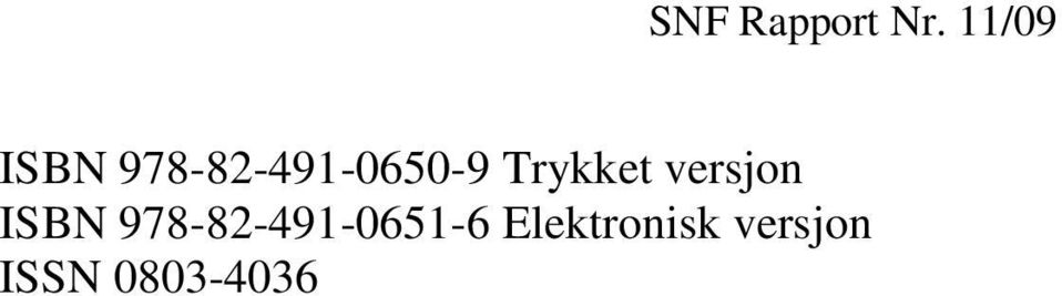 Trykket versjon ISBN