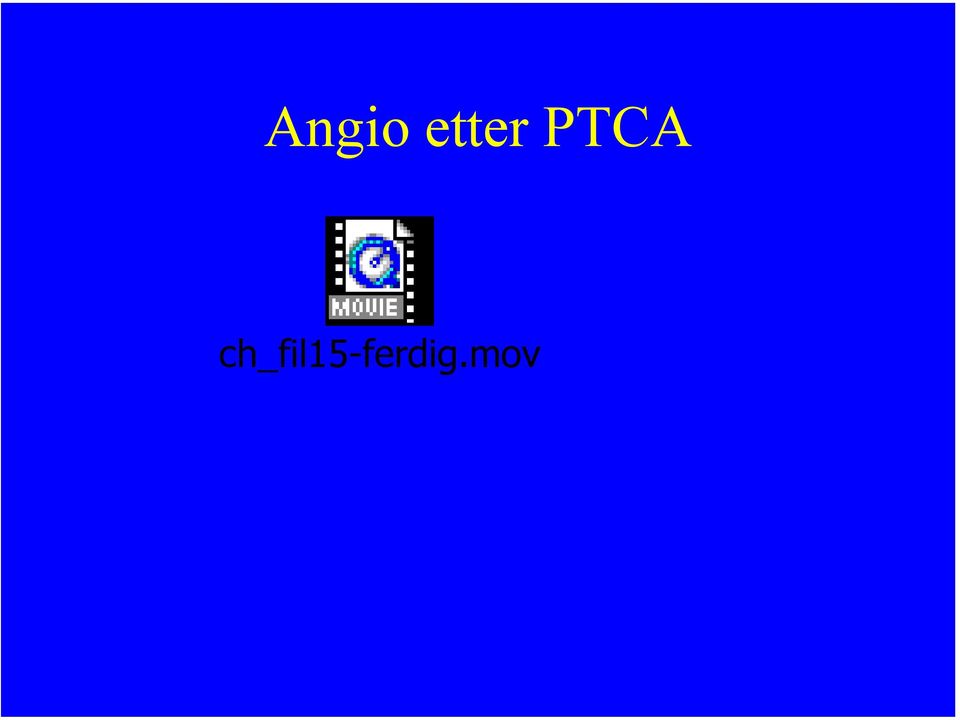 PTCA