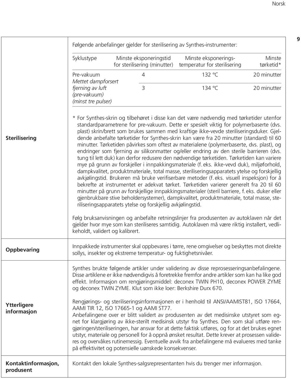 kan det være nødvendig med tørketider utenfor standardparametrene for pre-vakuum. Dette er spesielt viktig for polymerbaserte (dvs.