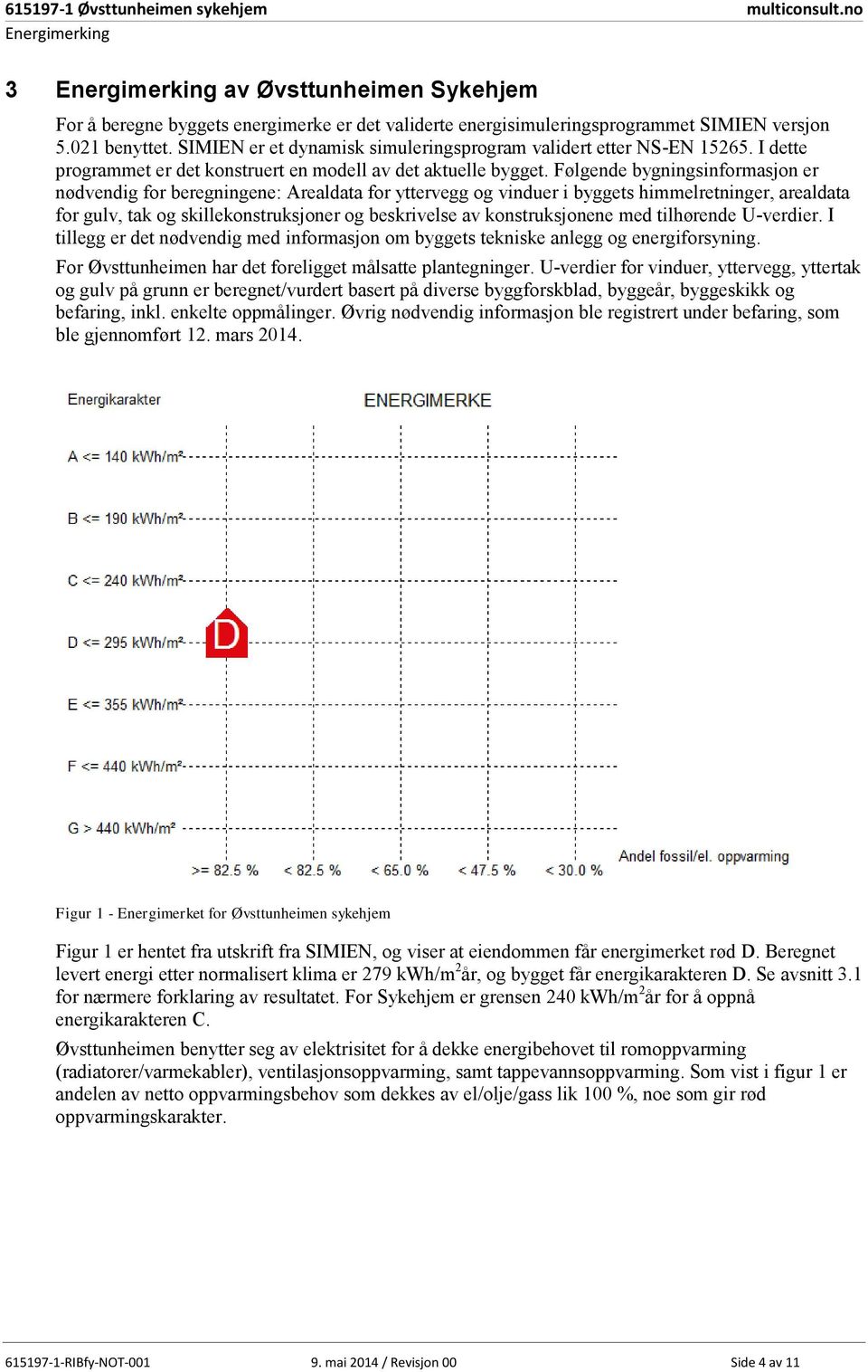 Følgende bygningsinformasjon er nødvendig for beregningene: Arealdata for yttervegg og vinduer i byggets himmelretninger, arealdata for gulv, tak og skillekonstruksjoner og beskrivelse av