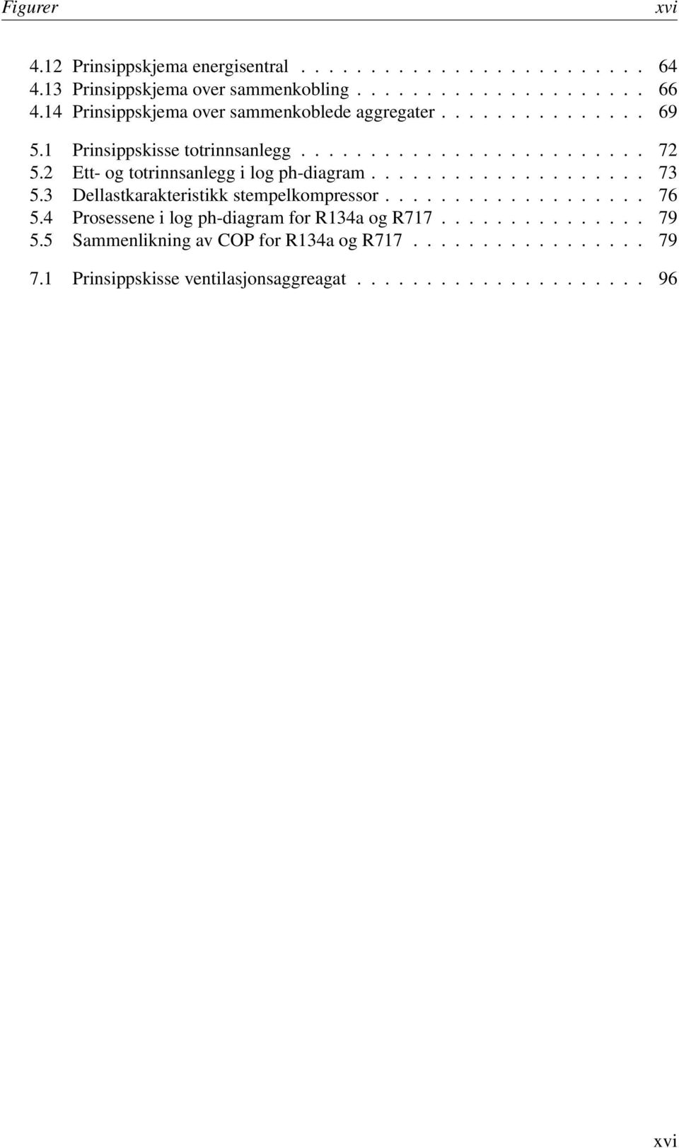 2 Ett- og totrinnsanlegg i log ph-diagram.................... 73 5.3 Dellastkarakteristikk stempelkompressor................... 76 5.