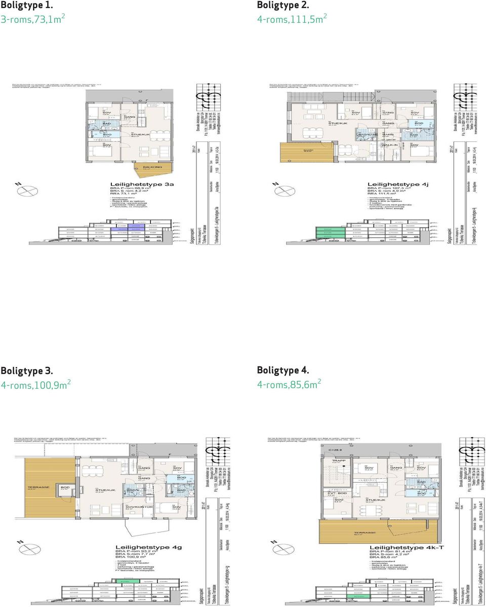 4-roms,111,5m 2 Boligtype 3.