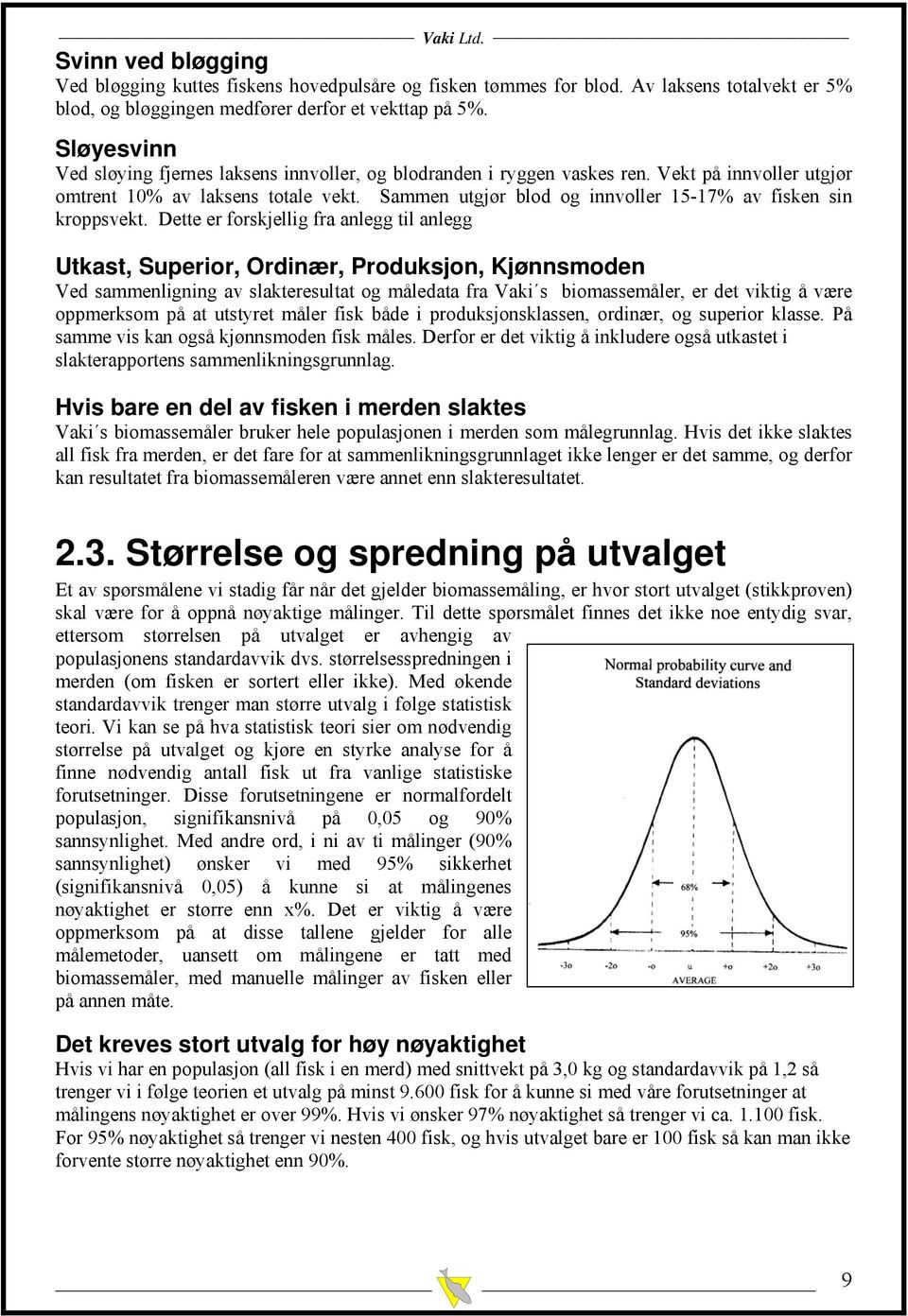 Sammen utgjør blod og innvoller 15-17% av fisken sin kroppsvekt.