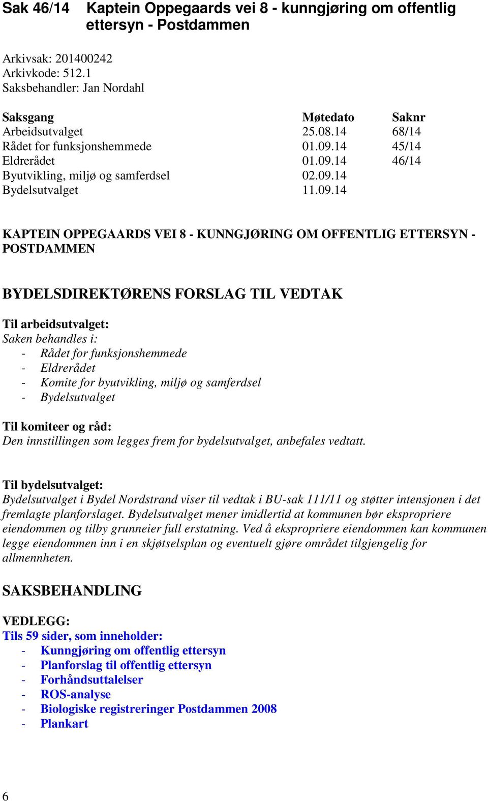 14 45/14 Eldrerådet 01.09.