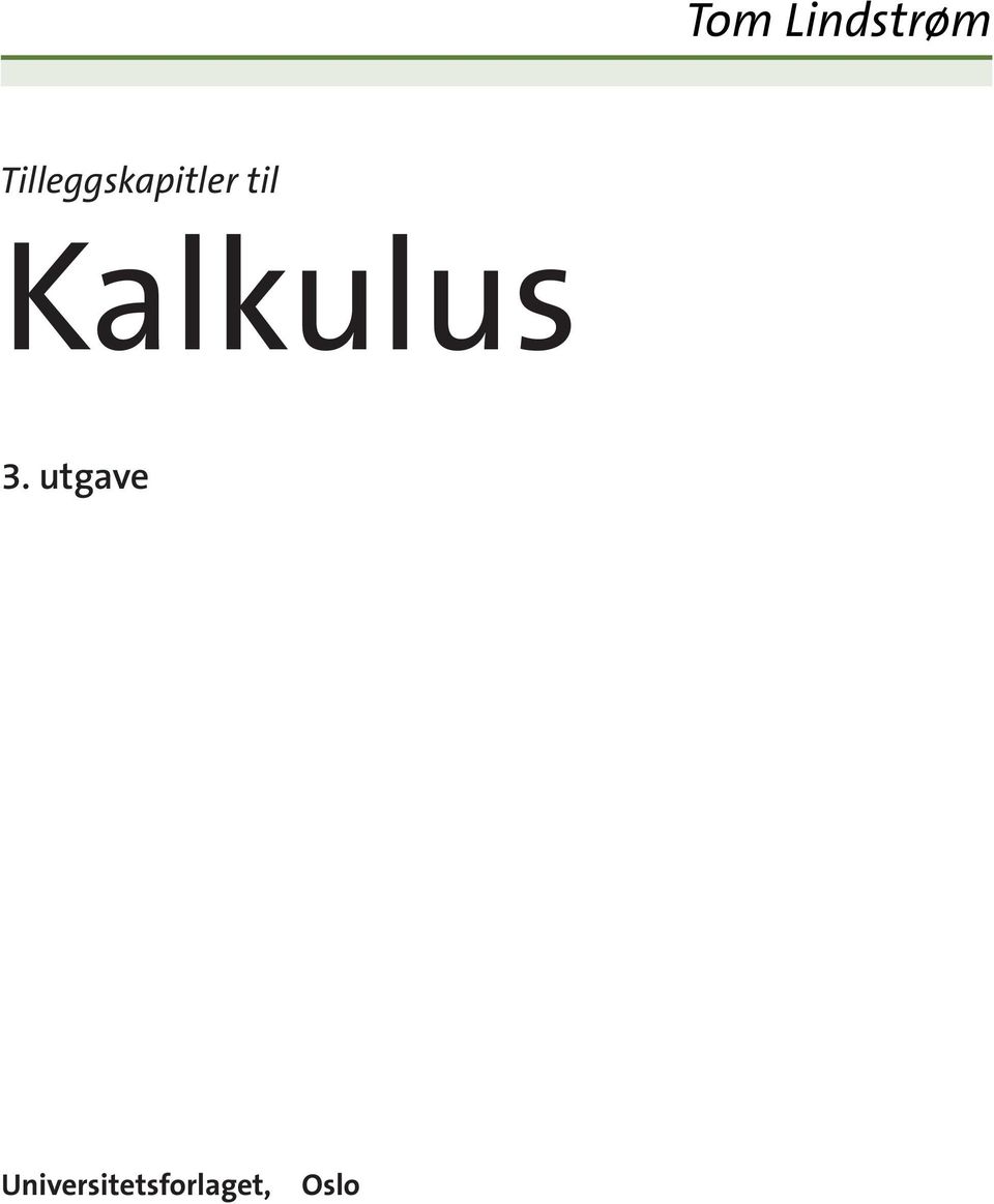 til Klkulus 3.