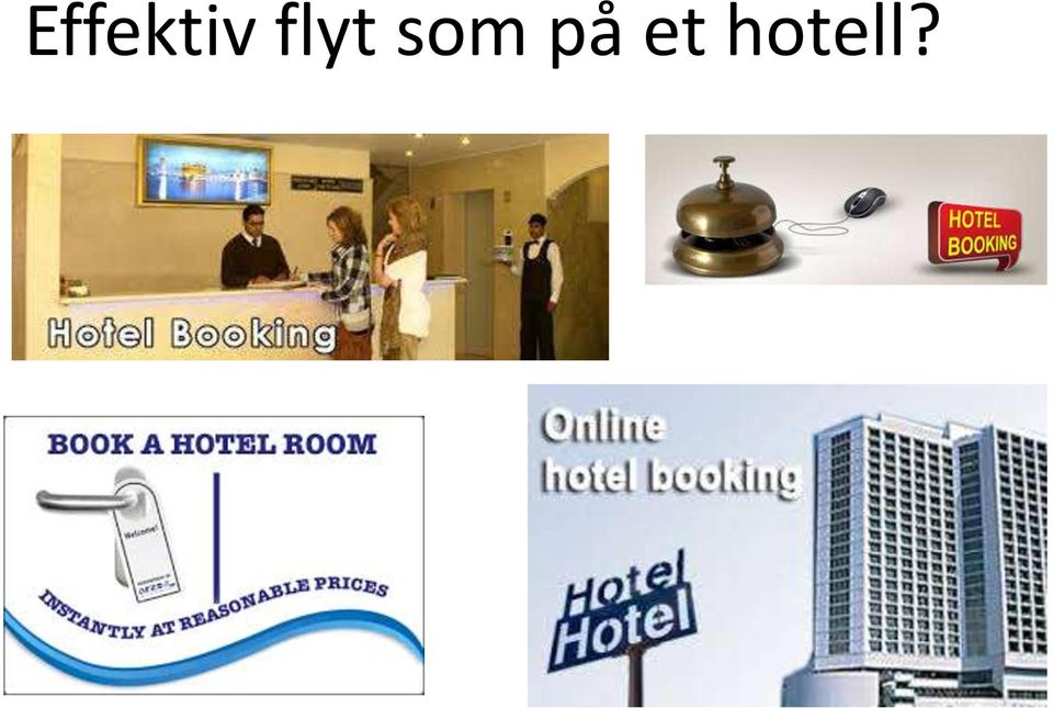 på et