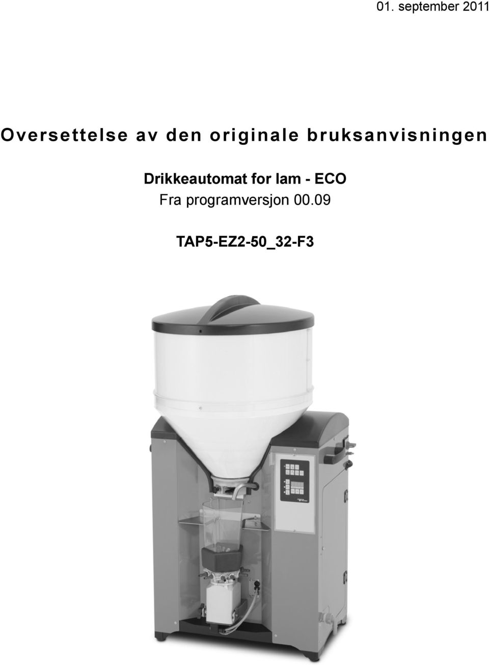 Drikkeautomat for lam - ECO Fra