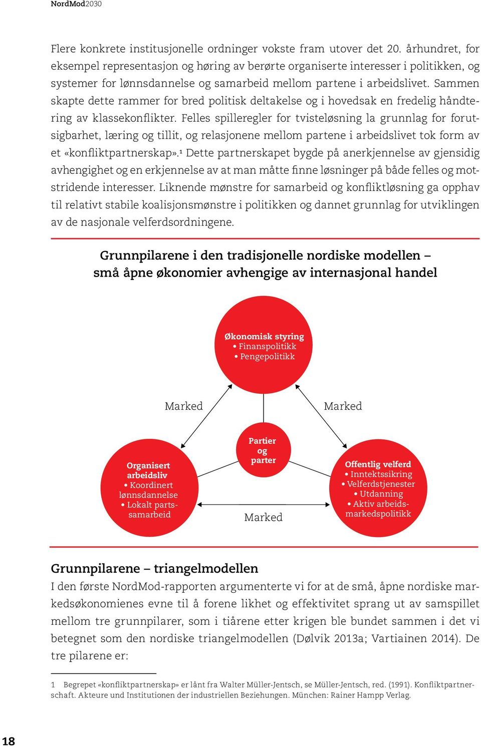 Sammen skapte dette rammer for bred politisk deltakelse og i hovedsak en fredelig håndtering av klassekonflikter.