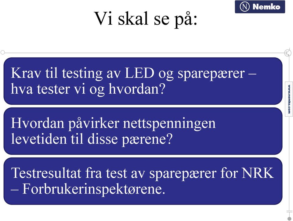 Hvordan påvirker nettspenningen levetiden til disse