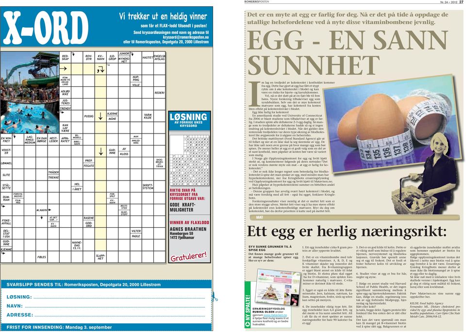 EGG - EN SANN Nr.