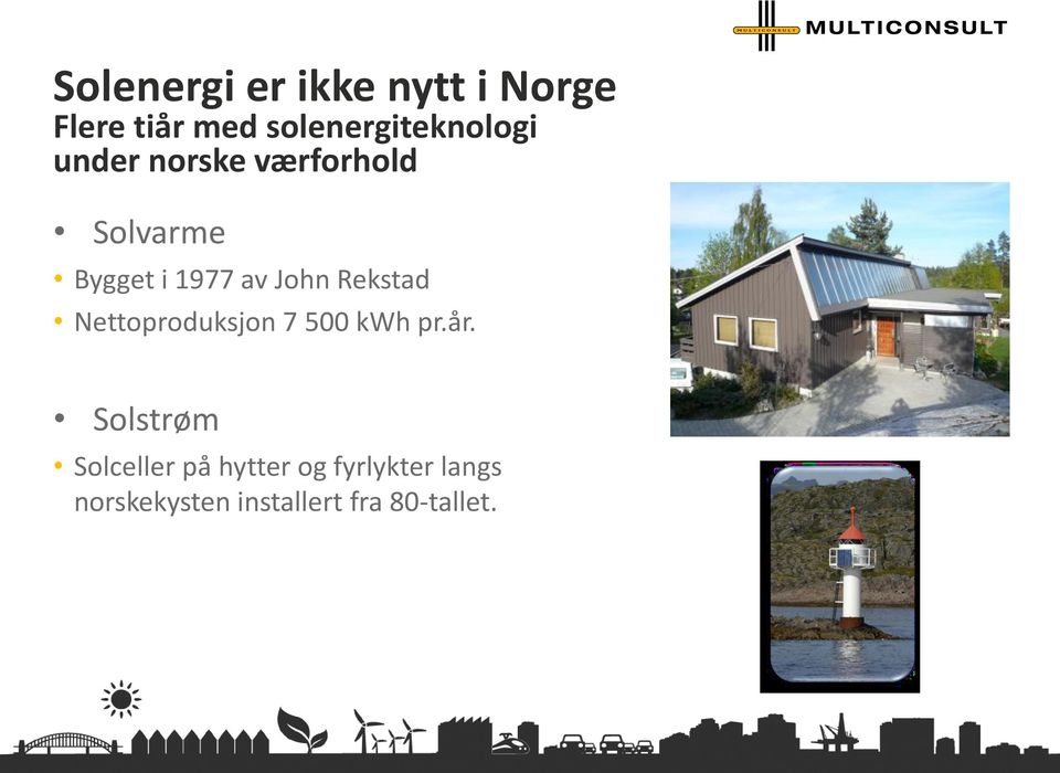 1977 av John Rekstad Nettoproduksjon 7 500 kwh pr.år.