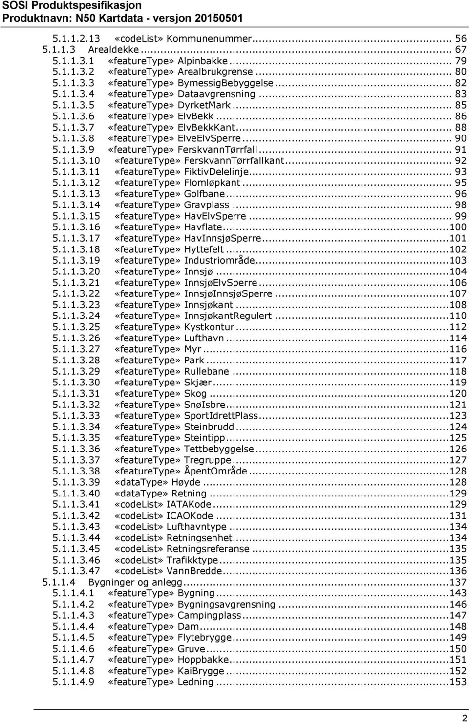 .. 95 5.1.1.3.13 Golfbane... 96 5.1.1.3.14 Gravplass... 98 5.1.1.3.15 HavElvSperre... 99 5.1.1.3.16 Havflate... 100 5.1.1.3.17 HavInnsjøSperre... 101 5.1.1.3.18 Hyttefelt... 102 5.1.1.3.19 Industriområde.