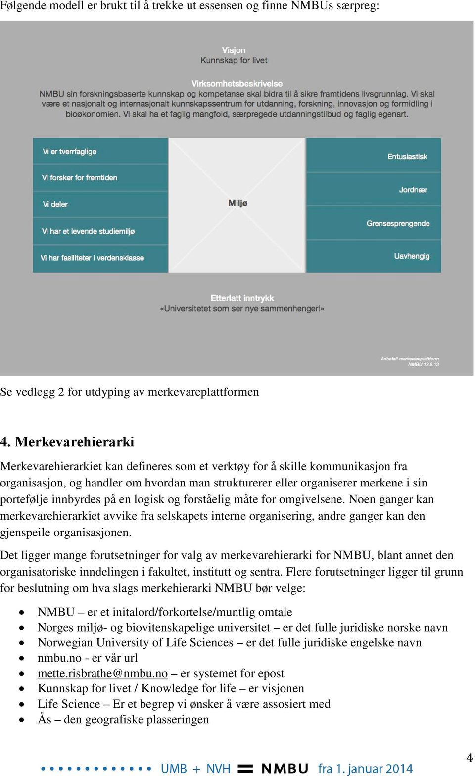 innbyrdes på en logisk og forståelig måte for omgivelsene. Noen ganger kan merkevarehierarkiet avvike fra selskapets interne organisering, andre ganger kan den gjenspeile organisasjonen.