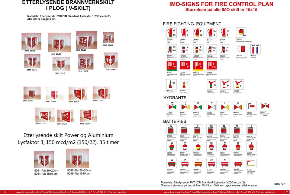 Fire ext Fire ext Fire ext Fire ext Water Powder Foam Co2 Halon 90014 Portable foam installation 5041 20x20 5048 20x20 5043 10x10 W 50 L P 50 F 50 L CO2 H 50 50 ACE OXY 5047 20x20 90005 90006 90007