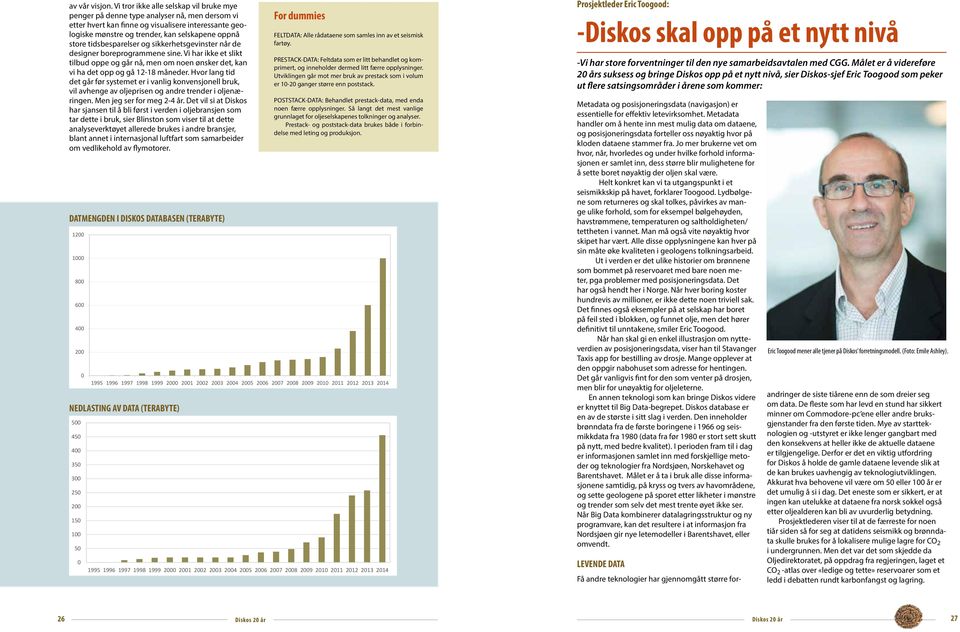 tidsbesparelser og sikkerhetsgevinster når de designer boreprogrammene sine. Vi har ikke et slikt tilbud oppe og går nå, men om noen ønsker det, kan vi ha det opp og gå 12-18 måneder.