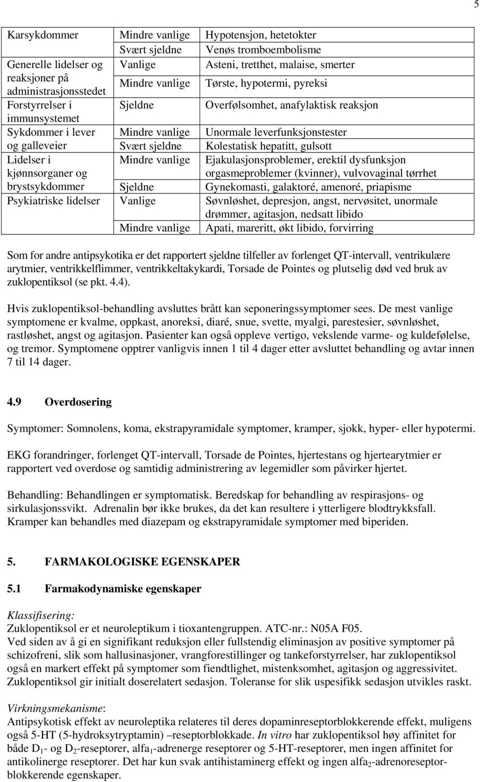 sjeldne Kolestatisk hepatitt, gulsott Lidelser i Mindre vanlige Ejakulasjonsproblemer, erektil dysfunksjon kjønnsorganer og orgasmeproblemer (kvinner), vulvovaginal tørrhet brystsykdommer Sjeldne