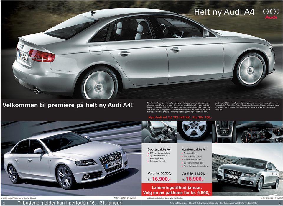 Understellet stammer fra nye Audi A5, som har fått fantastisk omtale i en rekke tester.
