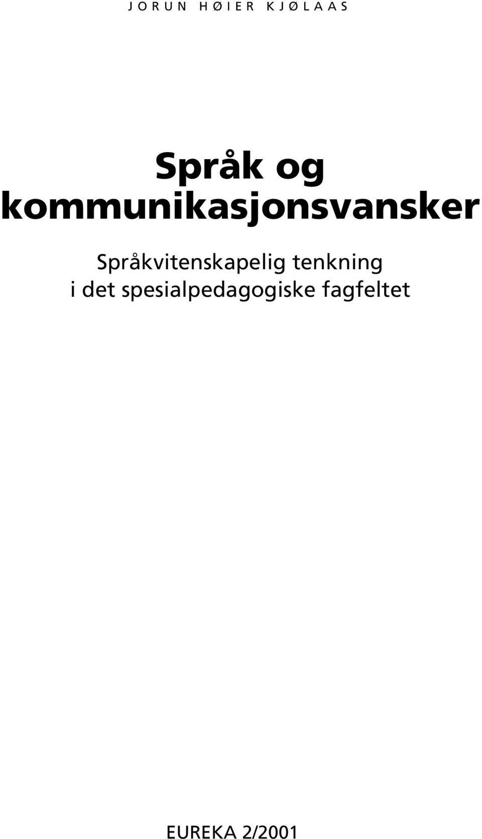 Språkvitenskapelig tenkning i