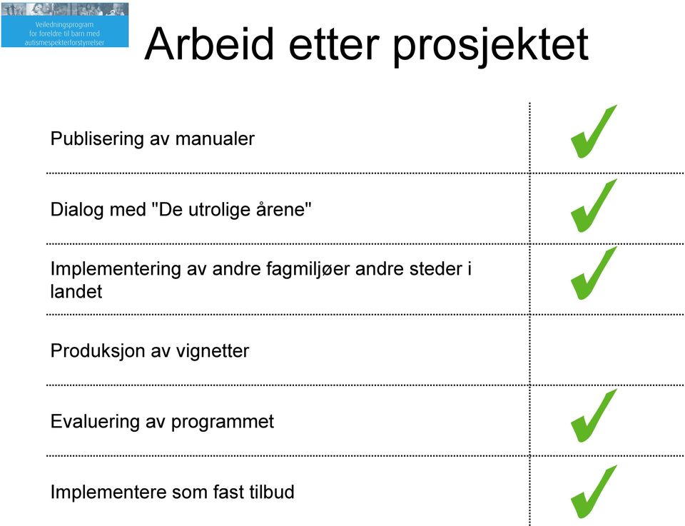 andre fagmiljøer andre steder i landet Produksjon av