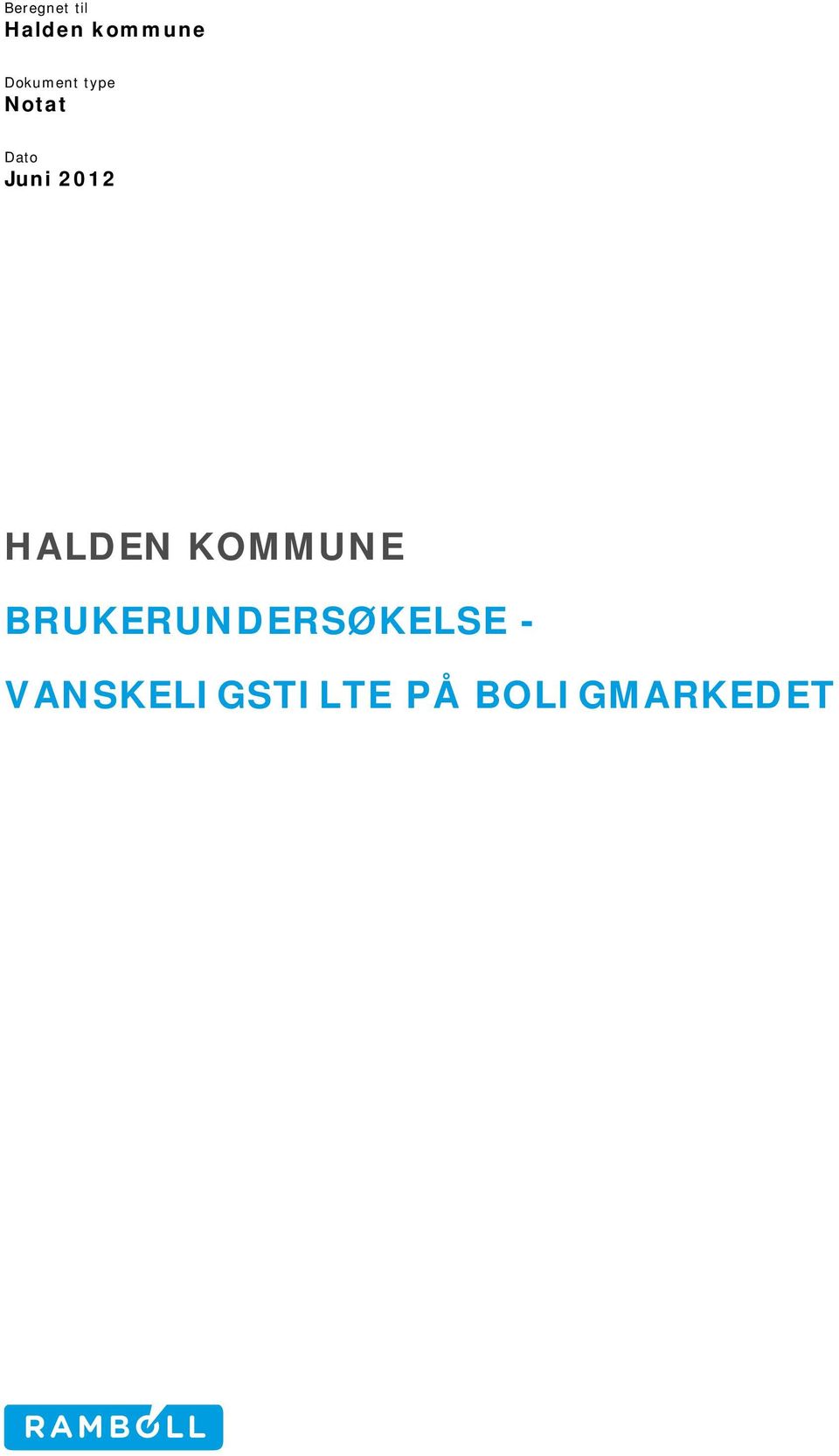 HALDEN KOMMUNE