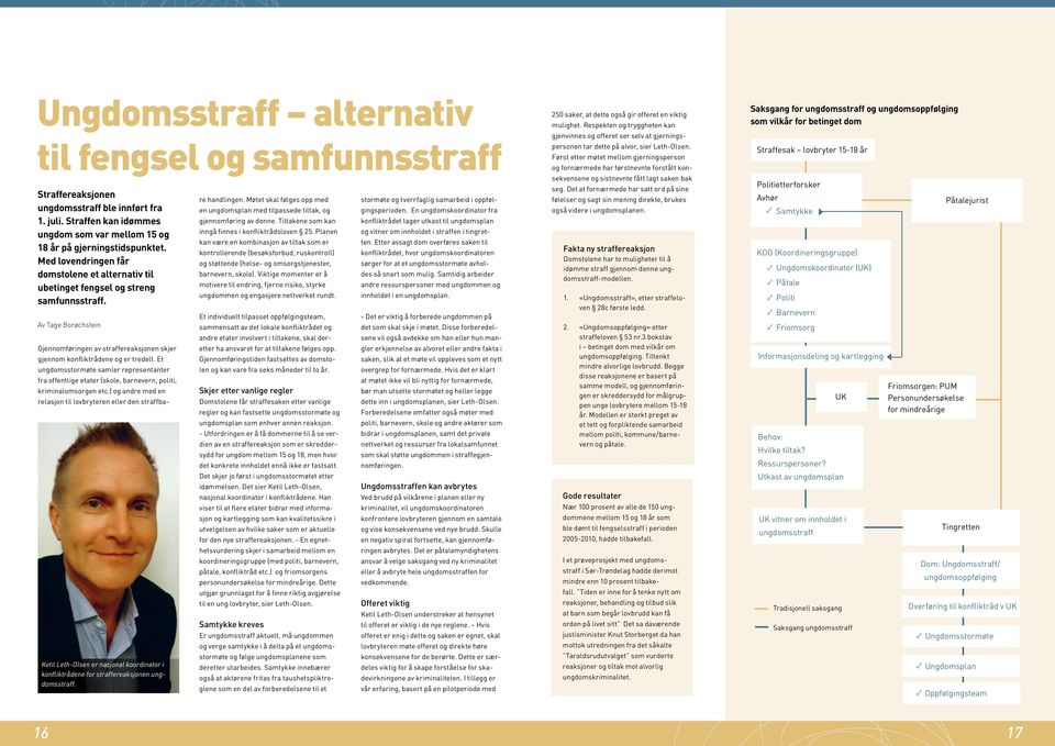 Et ungdomsstormøte samler representanter fra offentlige etater (skole, barnevern, politi, kriminalomsorgen etc.