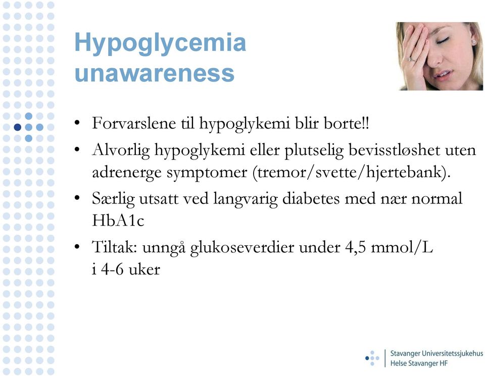 symptomer (tremor/svette/hjertebank).