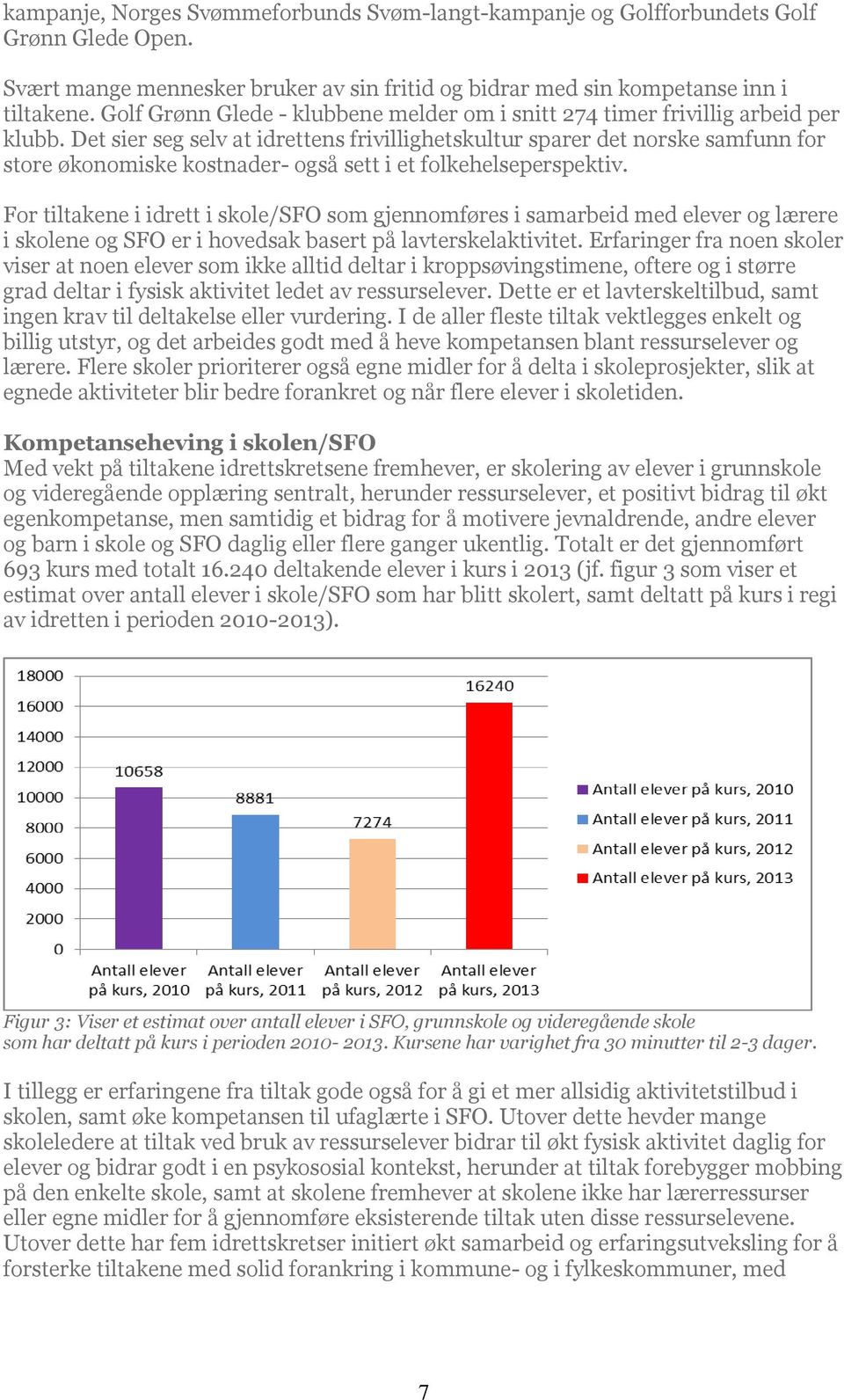 Det sier seg selv at idrettens frivillighetskultur sparer det norske samfunn for store økonomiske kostnader- også sett i et folkehelseperspektiv.