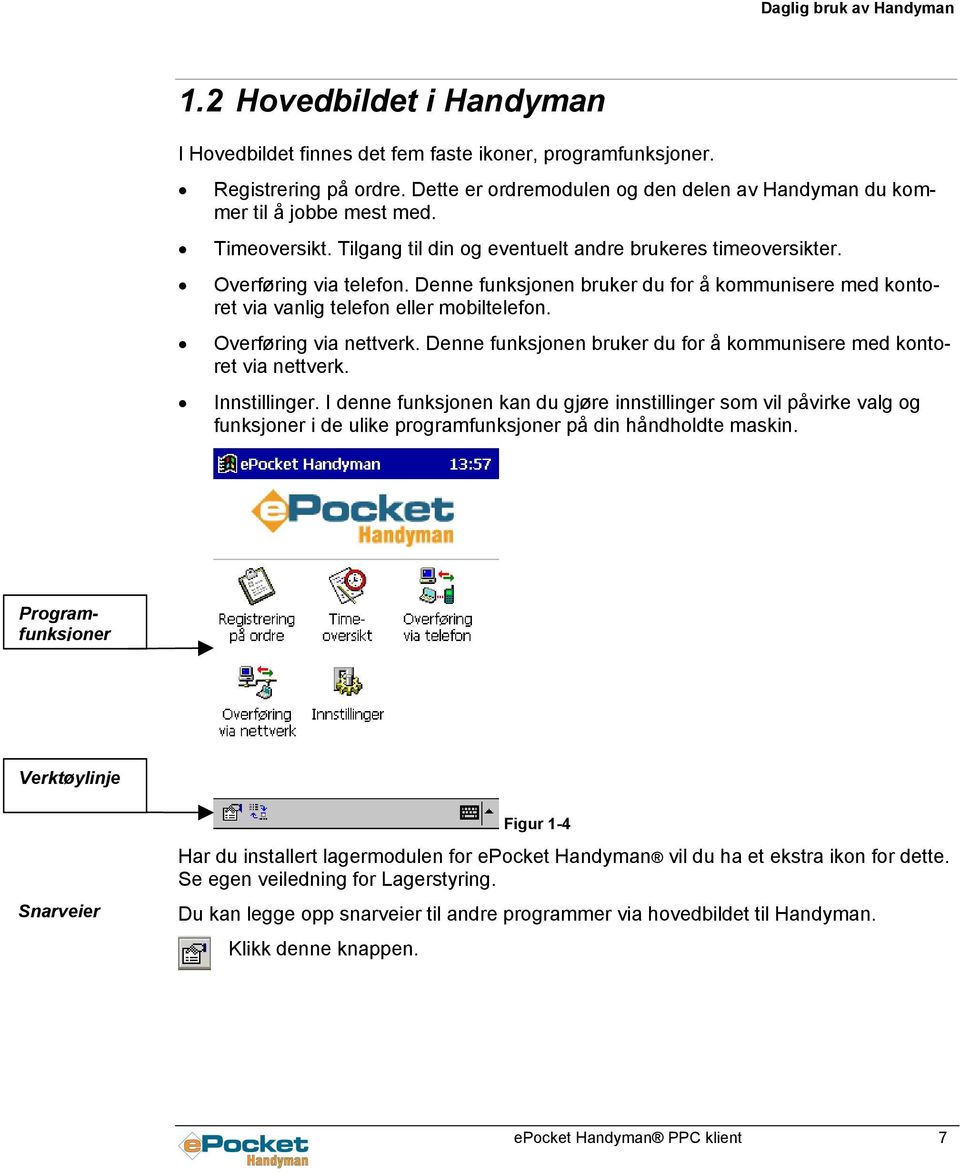 Overføring via nettverk. Denne funksjonen bruker du for å kommunisere med kontoret via nettverk. Innstillinger.