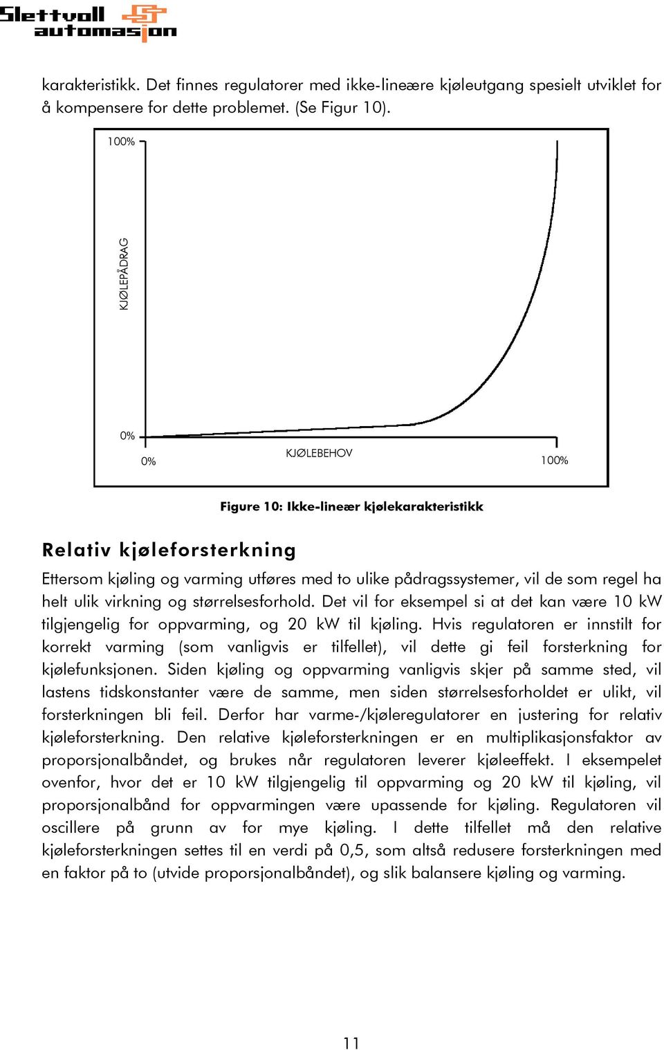 virkning og størrelsesforhold. Det vil for eksempel si at det kan være 10 kw tilgjengelig for oppvarming, og 20 kw til kjøling.