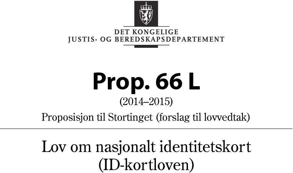 (forslag til lovvedtak) Lov