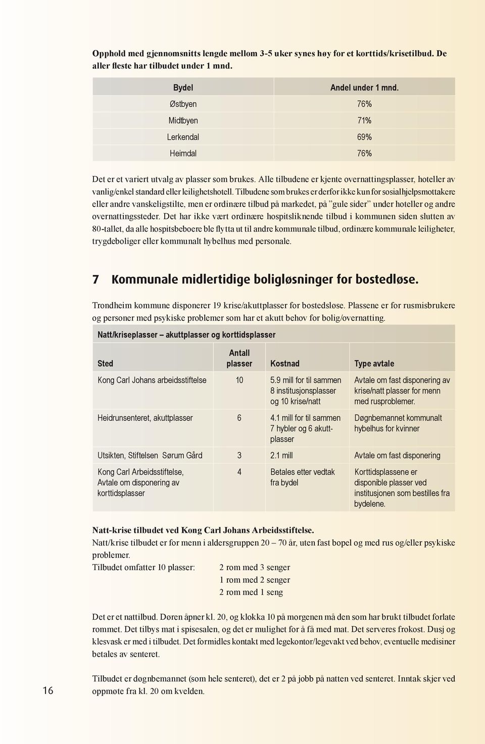 Alle tilbudene er kjente overnattingsplasser, hoteller av vanlig/enkel standard eller leilighetshotell.