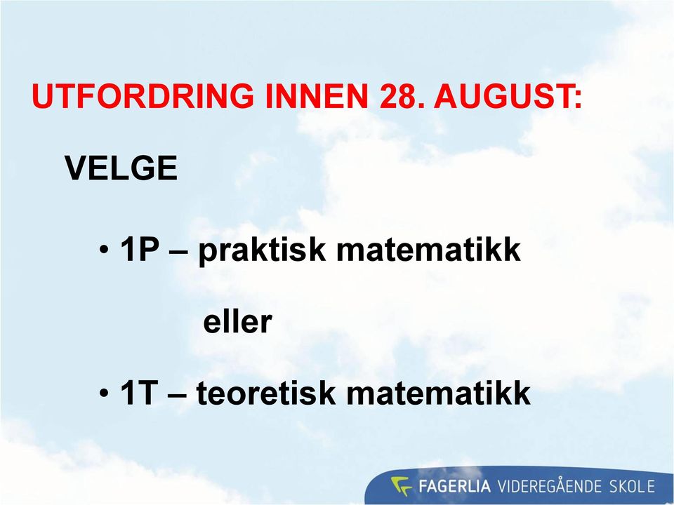 praktisk matematikk