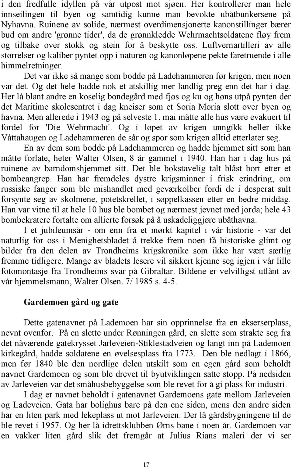 Luftvernartilleri av alle størrelser og kaliber pyntet opp i naturen og kanonløpene pekte faretruende i alle himmelretninger.