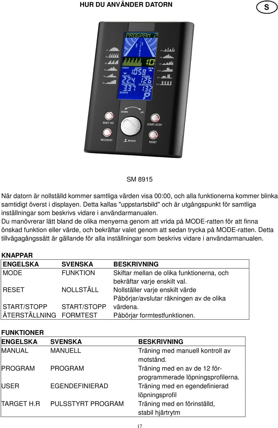 Du manövrerar lätt bland de olika menyerna genom att vrida på MODE-ratten för att finna önskad funktion eller värde, och bekräftar valet genom att sedan trycka på MODE-ratten.