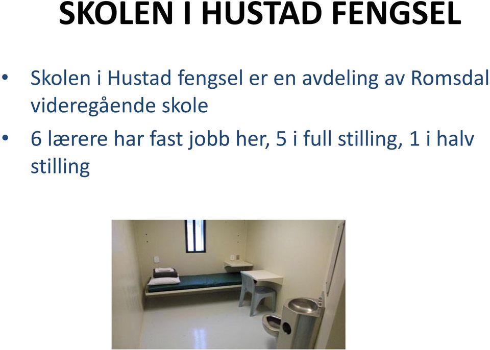 videregående skole 6 lærere har fast